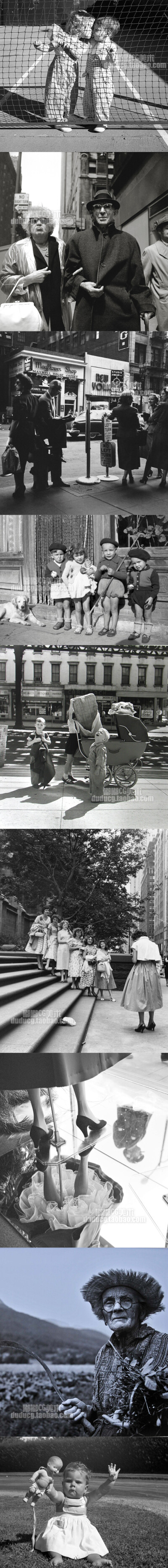 225 欧美人像 薇薇安·迈尔Vivian Maier 大师怀旧纪实摄影集