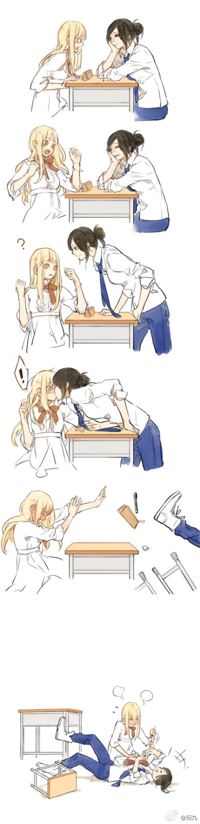 二次元 漫画 截图 插画