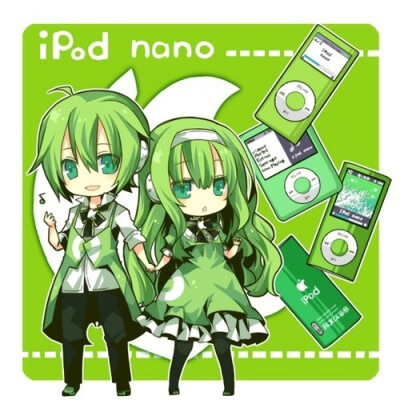 MP3拟人 绿 双