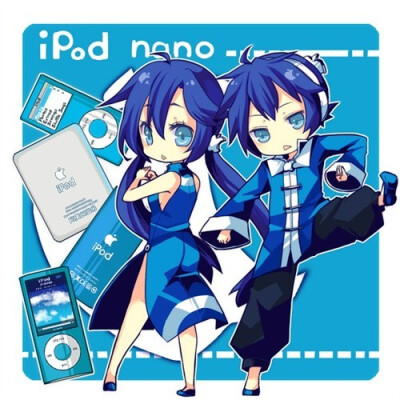 MP3拟人 蓝 双