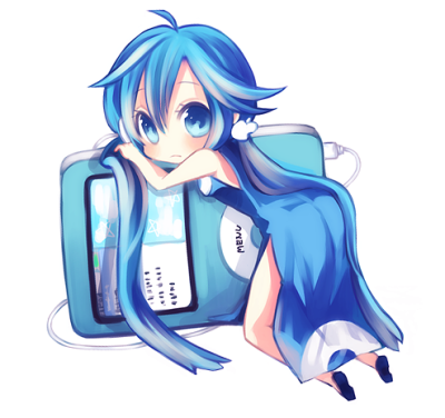 MP3拟人 蓝 单