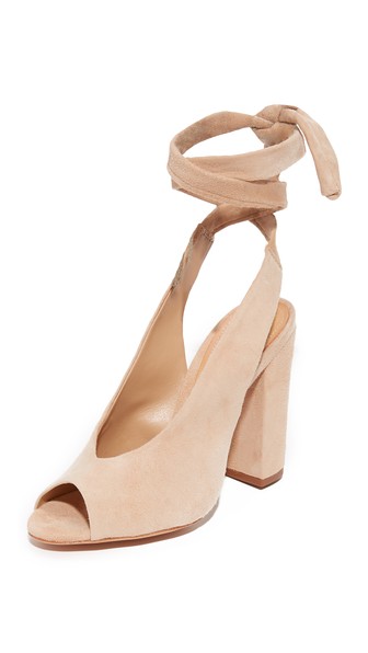 Schutz Archie Wrap Peep Toe Heels