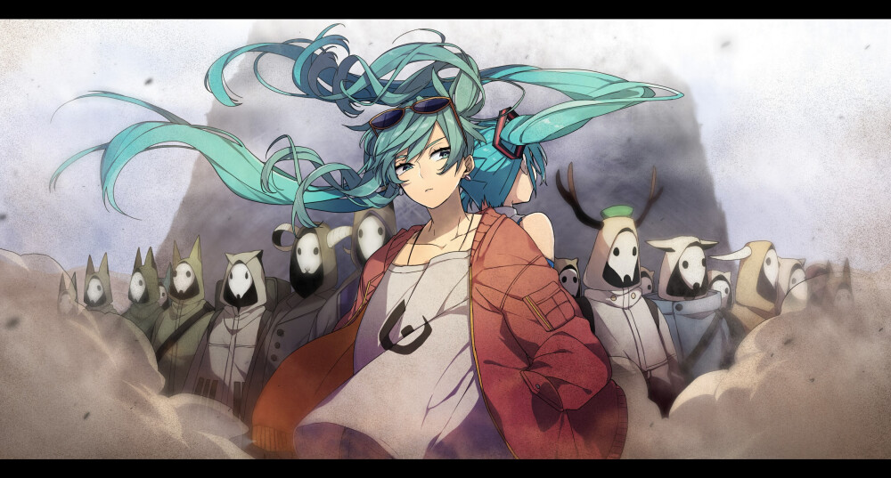 id=64021870 画师：姐川 VOCALOID 初音ミク 砂の惑星 VOCALOID10000users入り