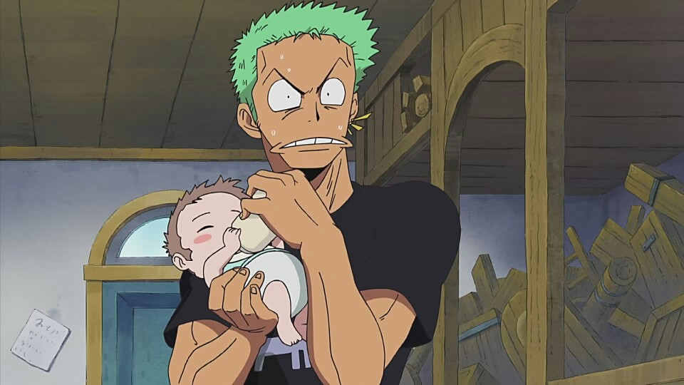 海贼王 奶爸索隆 自截