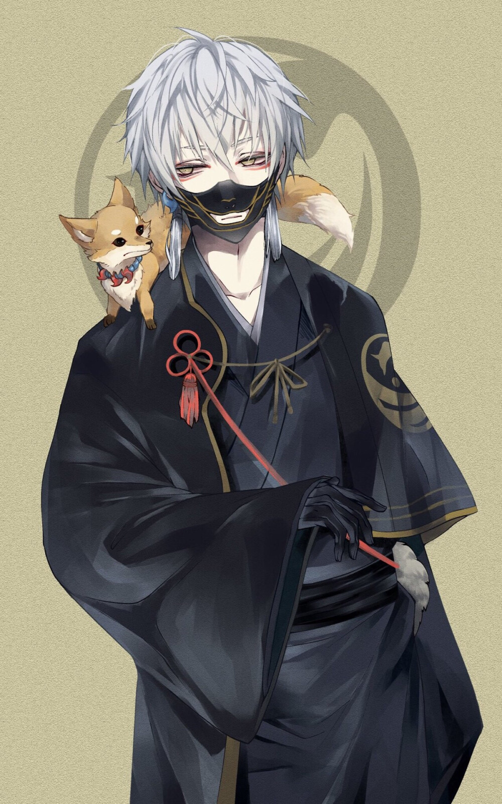 侵删致歉刀剑乱舞鸣狐和服少年唯美转自微博