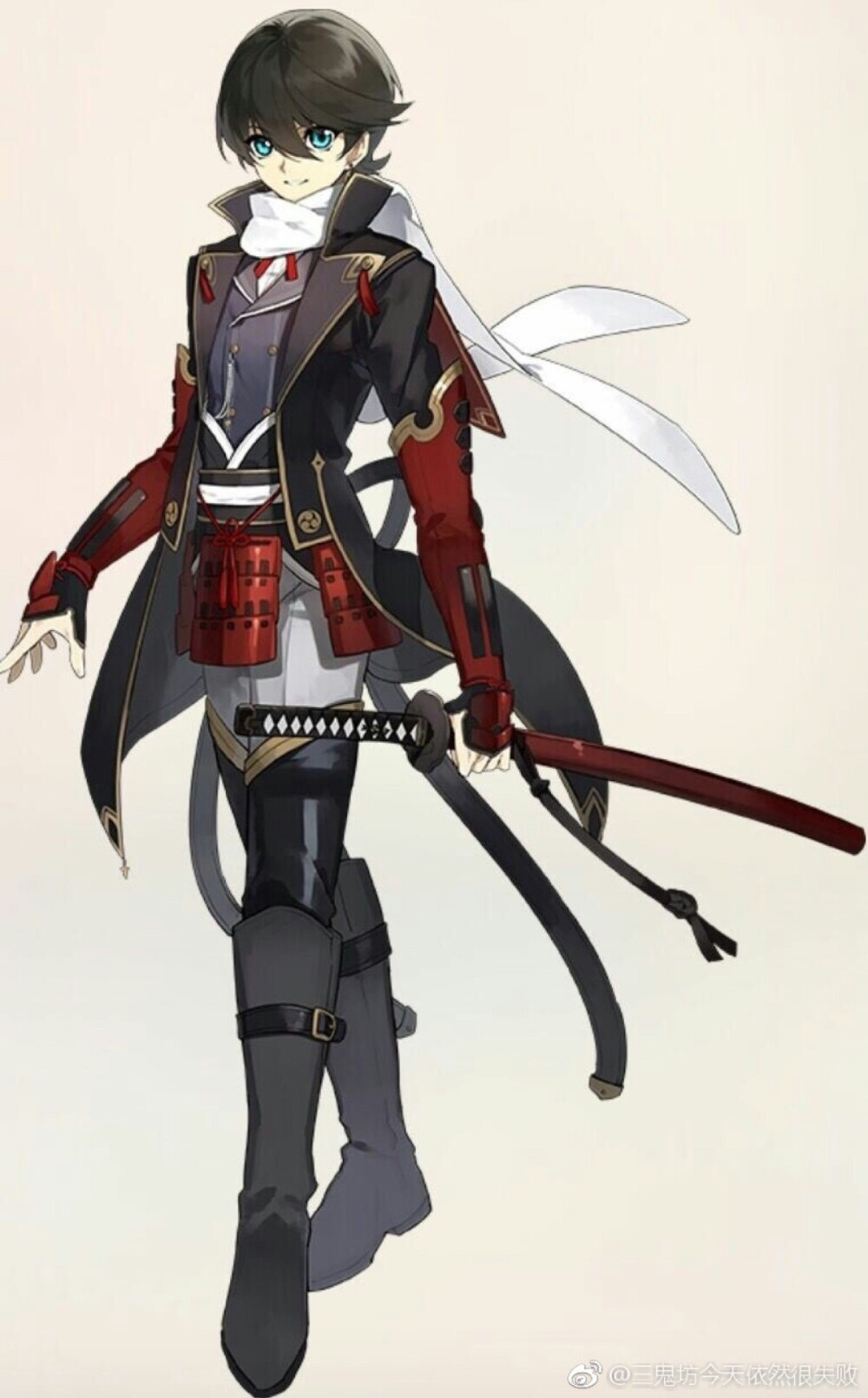 侵删致歉刀剑乱舞堀川国广胁差极化立绘转自微博