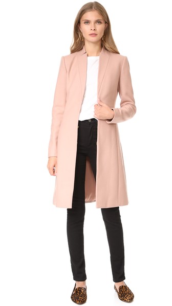 alice + olivia Logan High Neck Coat