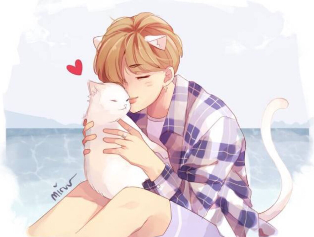 防弹少年团 BTS 朴智旻 JIMIN 饭绘 cr. milkahetalia.