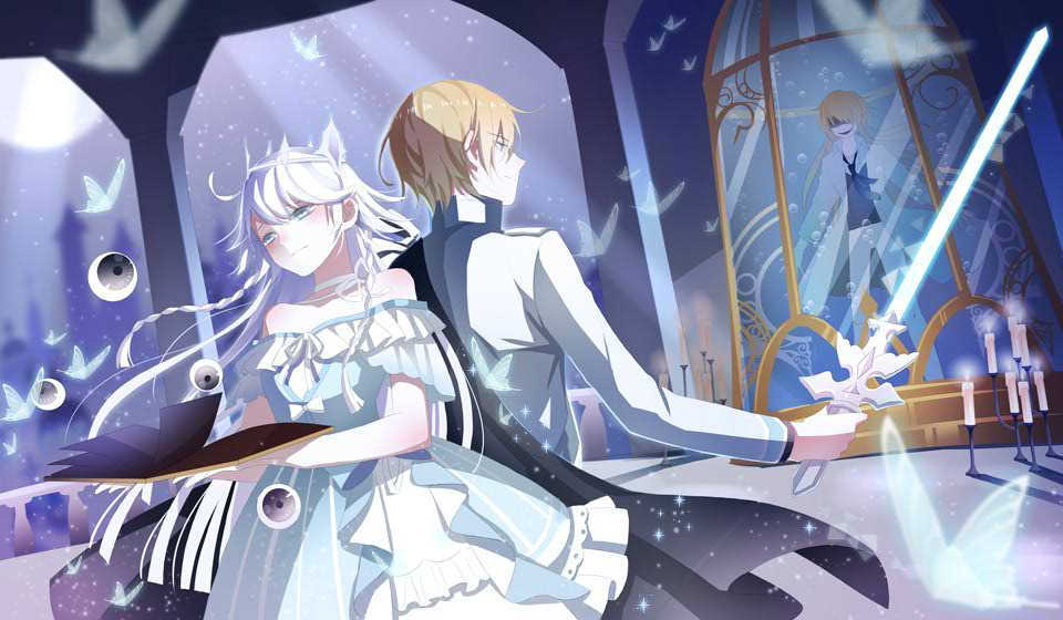 『奥雅』16.4.15-16.5.12《命运之轮》系列任务_实验室之谜//奥雅任务CG图//奥雅之光封面//威恩/薇薇恩//性转//轮回//魔焰帝兰//百田//图自百度奥雅之光吧