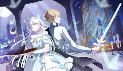 『奥雅』16.4.15-16.5.12《命运之轮》系列任务_实验室之谜//奥雅任务CG图//奥雅之光封面//威恩/薇薇恩//性转//轮回//魔焰帝兰//百田//图自百度奥雅之光吧