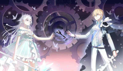 『奥雅』16.4.15-16.5.12《命运之轮》系列任务_命运之轮//奥雅任务CG图//奥雅之光封面//威恩/薇薇恩//性转//轮回//魔焰帝兰//百田//图自百度奥雅之光吧