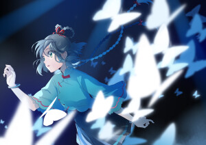 《三月雨》（演唱会VER） 洛天依 绘师：風柚子   本作品pixiv id= 64194978