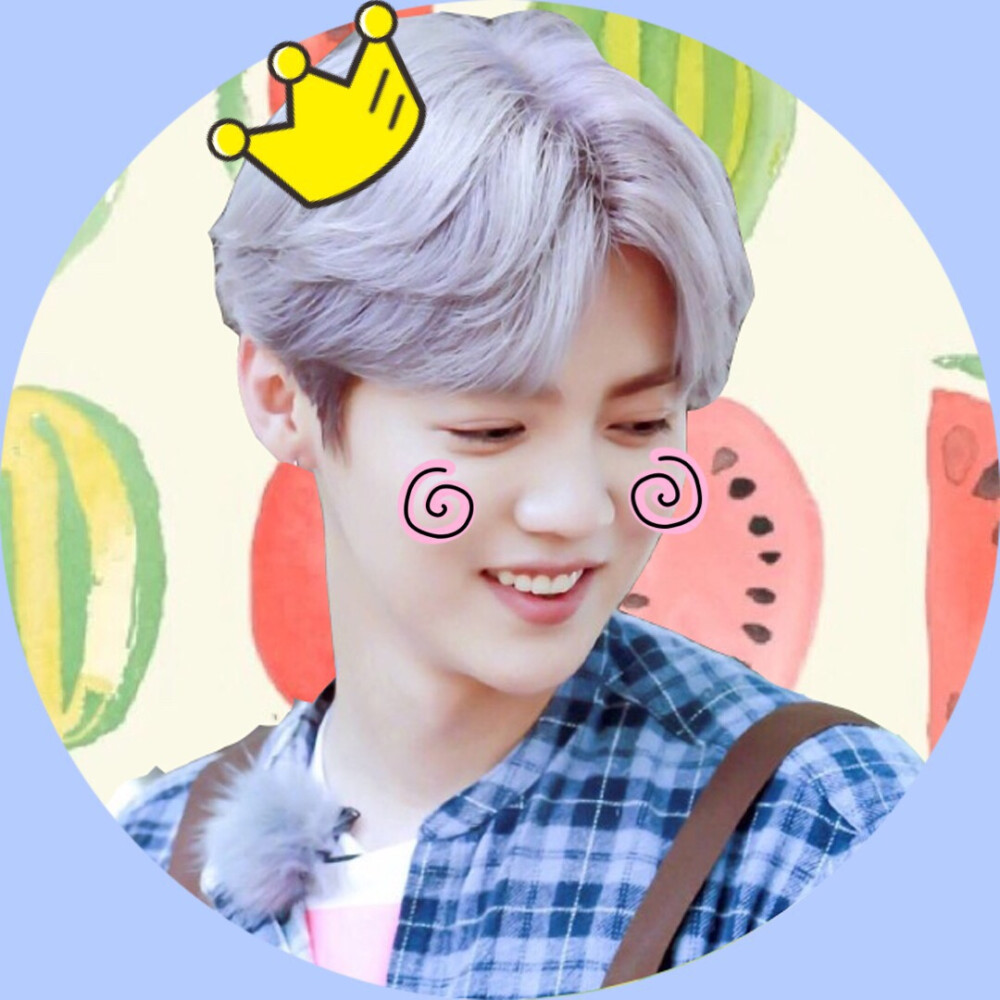 鹿晗可爱头像萌萌哒