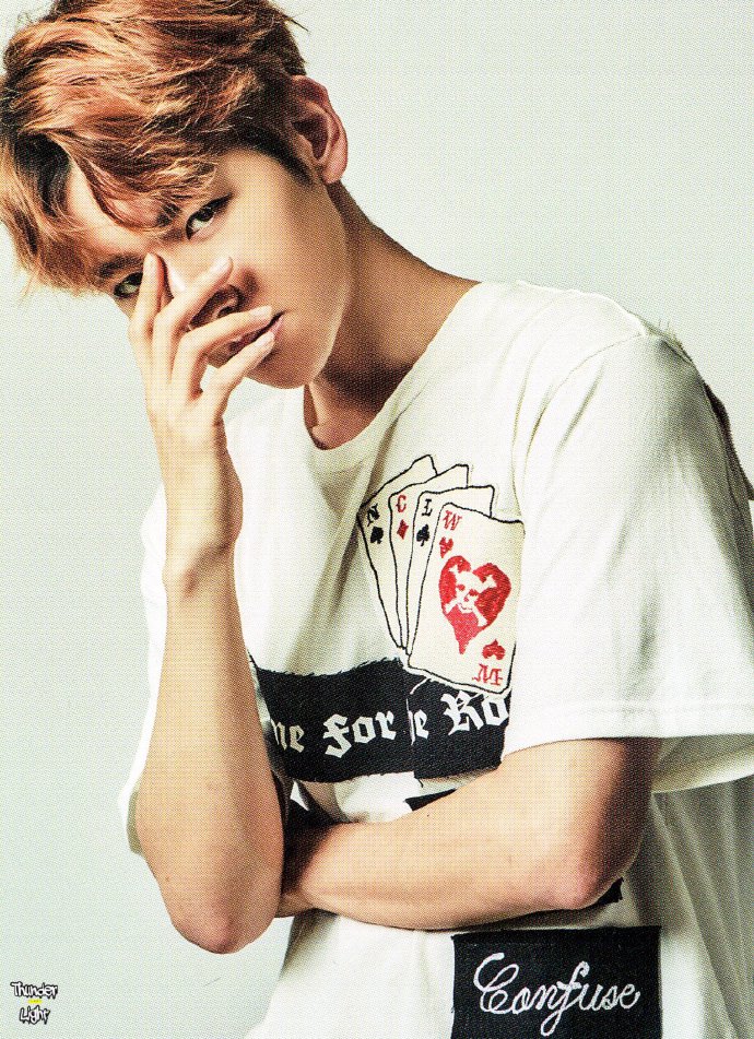 #邊伯賢# .#BAEKHYUN# 【掃圖】170727 EXO-L Japan Offical Book Vol.6【Thunder Light】 ????