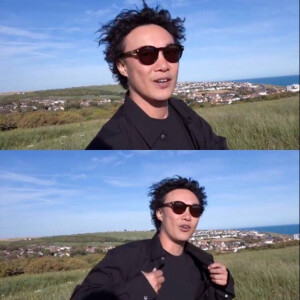 陈奕迅。风吹乱了你的发。海胆啦！猜到了，是海胆！！