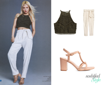 H&M:
Ribbon Embroidered Top @ hm.com $34.99
Ankle Length Pants @ hm.com $34.99
Sandals @ hm.com $34.99 $19.99