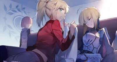 fate saber 吾王 阿尔托莉雅 小莫 莫德雷德 马修