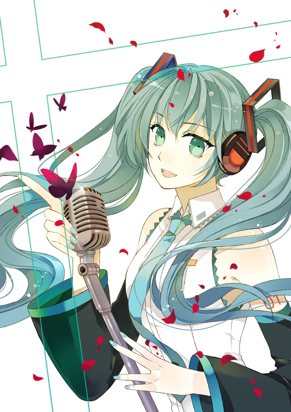 画师@ZQQ虹or虹君 初音未来 公主殿下 虚拟歌姬