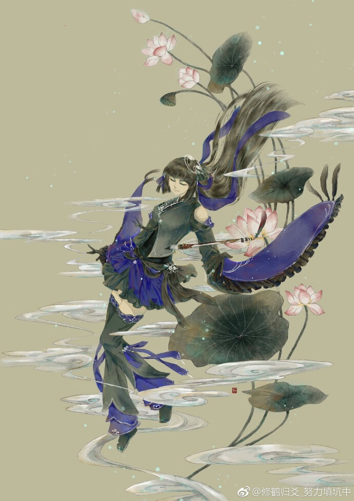 剑网三漫画插画# 万花（出处见水印）