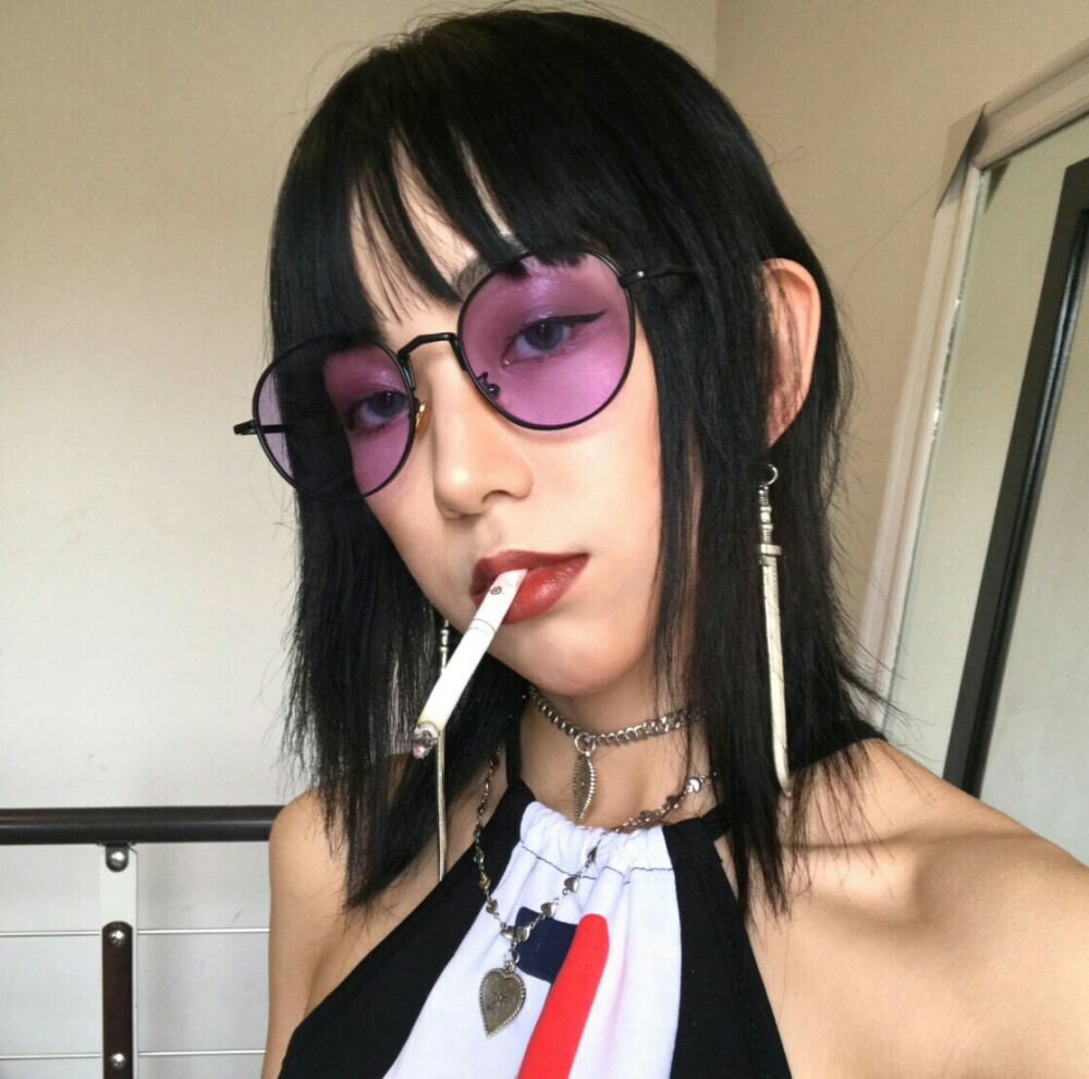 酱心靥的/女头/个性/玩网/酷/美/港味/原宿/搞怪/可爱