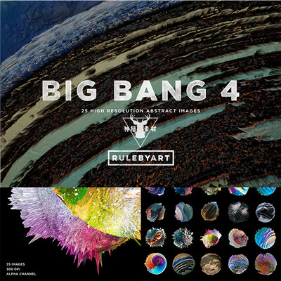 Bigbang宇宙水彩卡片请柬背景设计素材 免扣PNG