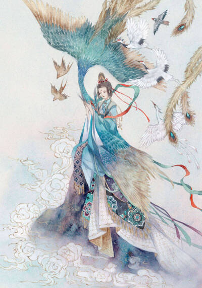 鸟灵 绘：山人辰露