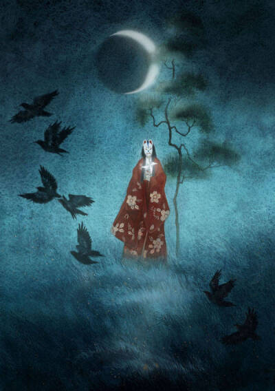 狐面 绘：山人辰露