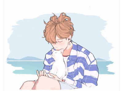 漫撕
朴智旻和小猫咪❤