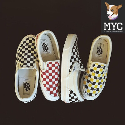  VANS SLIP ON VAULT棋盘格男女帆布鞋 VN0A32QNP4J