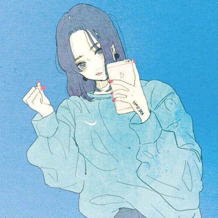 动漫漫画插画素描手绘头像