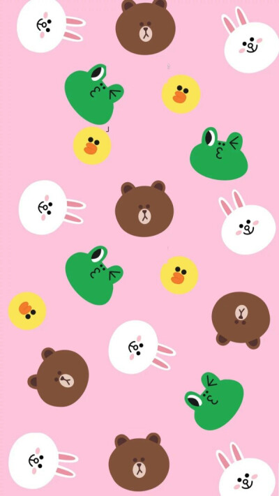 line friends敲可爱