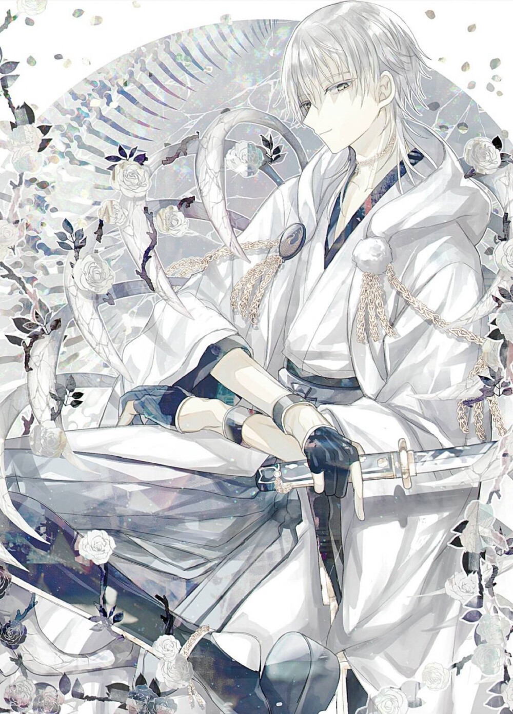 刀剑乱舞 鹤丸国永 - 堆糖,美图壁纸兴趣社区