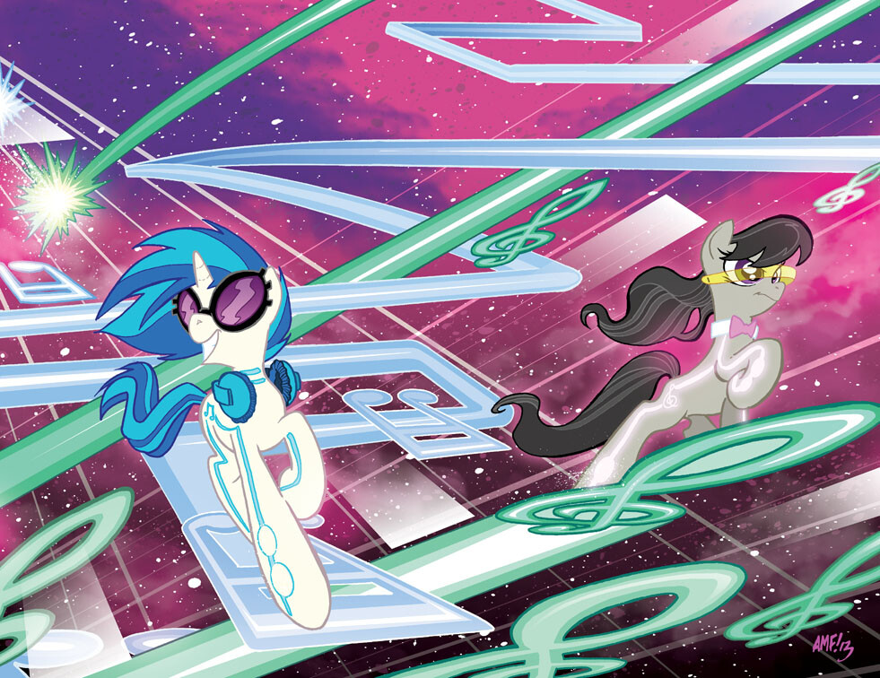 My Little Pony #10 Larry's/Jetpack Covers by TonyFleecs