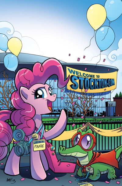 My Little Pony #9 StocktonCon Cover by TonyFleecs