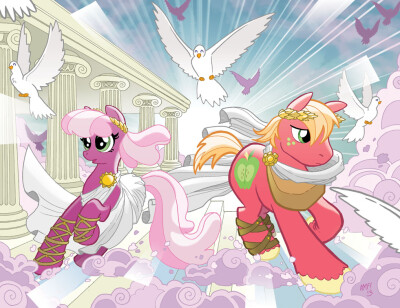 My Little Pony #9 Larry's/Jetpack Covers by TonyFleecs