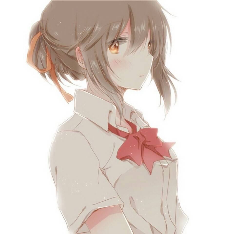 动漫女生可爱粉色少女萌系白边头像