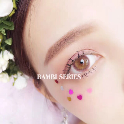 【一款招桃花的新品...】
Bambi series power pink chocolate
硅水凝胶材质美瞳/隐形 直径14.5
粉嫩嫩上眼超温柔的