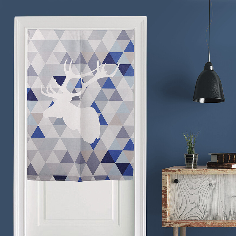 北欧创意门帘布艺厨房门帘隔断帘门帘卧室门帘半帘卫生间布门帘子