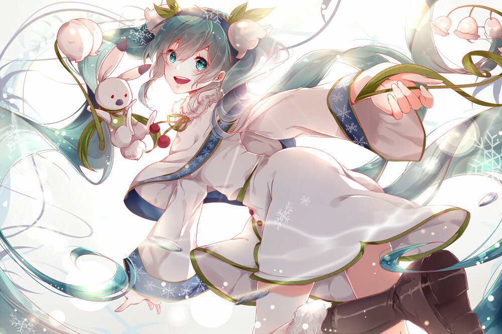 P站 插画 初音 雪ミク id=49293135 Jinko_神子 [pixiv] 