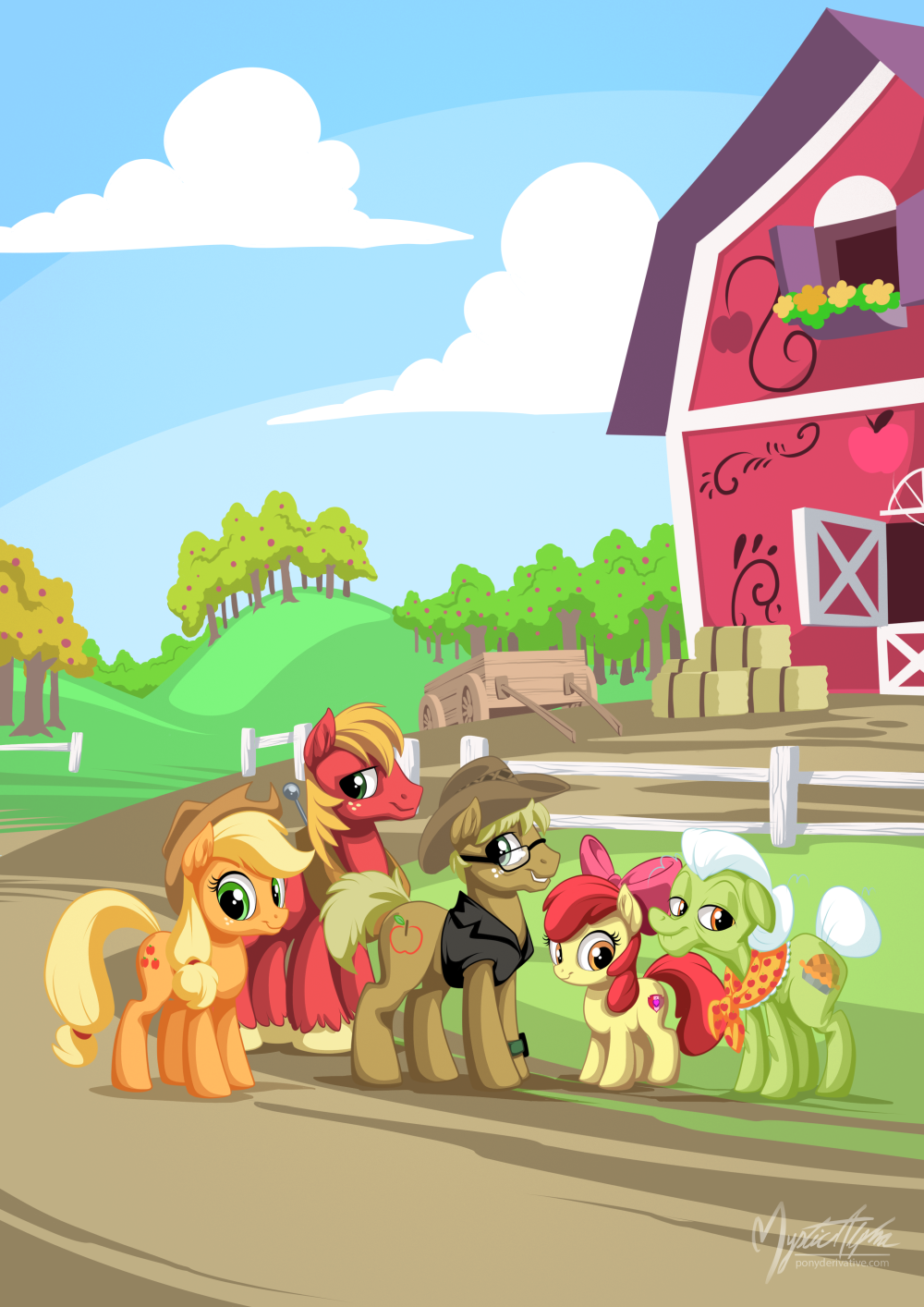 Apples on the farm by mysticalpha