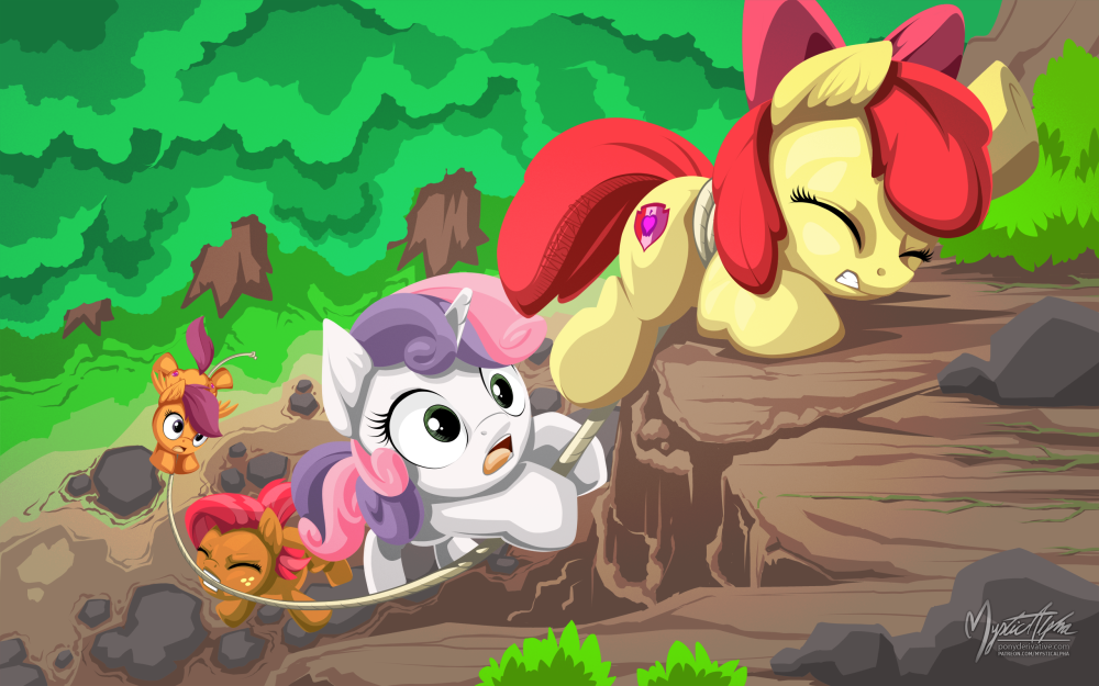 cutie mark crusaders cliffhangers by mysticalpha