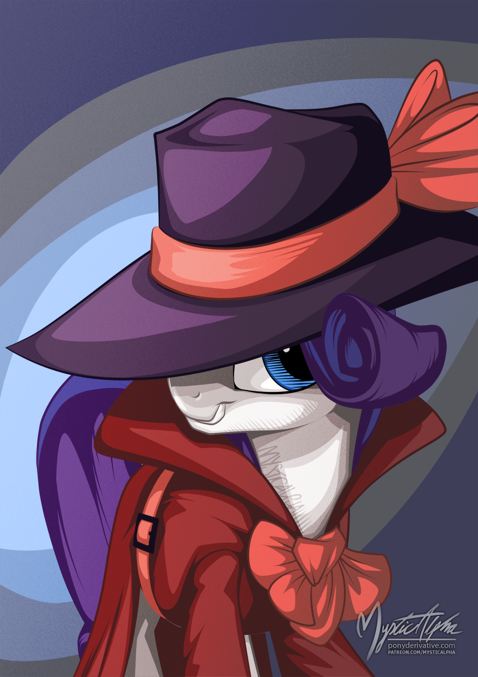 Detective Rarity by mysticalpha