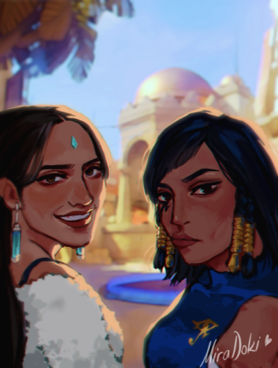 Symmetra Pharah 秩序之光_阿三 法拉_法老之鹰