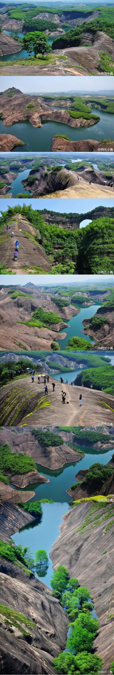 【郴州飞天山】
距市区18千米，以丹霞奇观著称。传说旧时有女于此日夜修炼，终成正果，得道成仙，故名“飞天山”。飞天山景区由48谷、9寨、4坦、3庙、2江和1泉构成，以丹岩堡寨、穿坦、洞穴为特色，温泉碧江为纽带，…