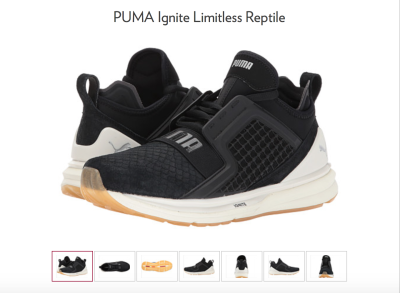 彪马PUMA 折扣17年新款官网海淘Ignite Limitless Reptile跑鞋