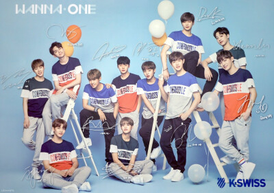 wanna one 尹智圣、河成云、黄旼泫、邕圣祐、金在焕、姜丹尼尔、朴志训、朴佑镇、裴珍映、李大辉、赖冠霖