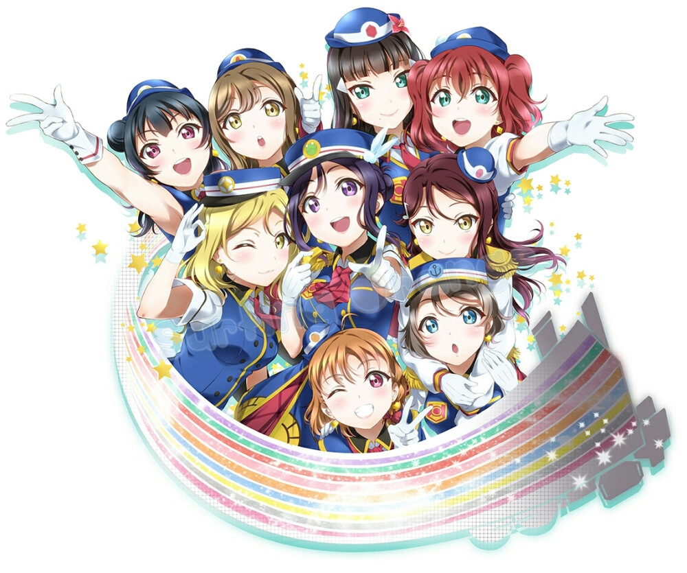 Aqours lovelive 小火车