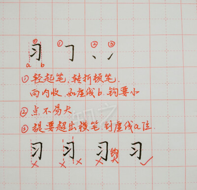 硬笔书法教程 难写字体解析