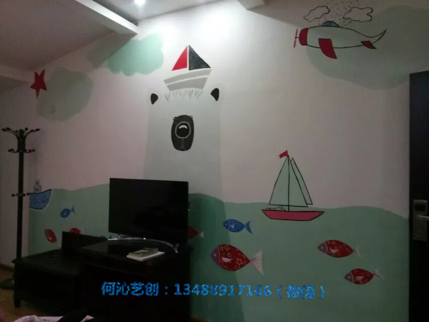 墙绘，手绘墙，装饰画，3D画，刷子墙绘，成都墙绘，油画，涂鸦，彩绘，手绘，壁画，美术，绘画，画画，街头，墙体，文化艺术，何沁艺创