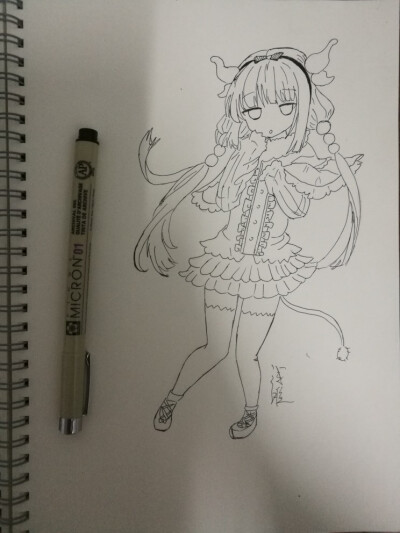 临摹的康娜
线稿